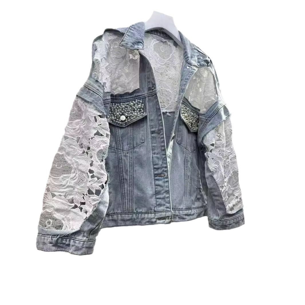 Chaqueta bordada empalmada par - Patchwork Jean Jacket reseña y precio