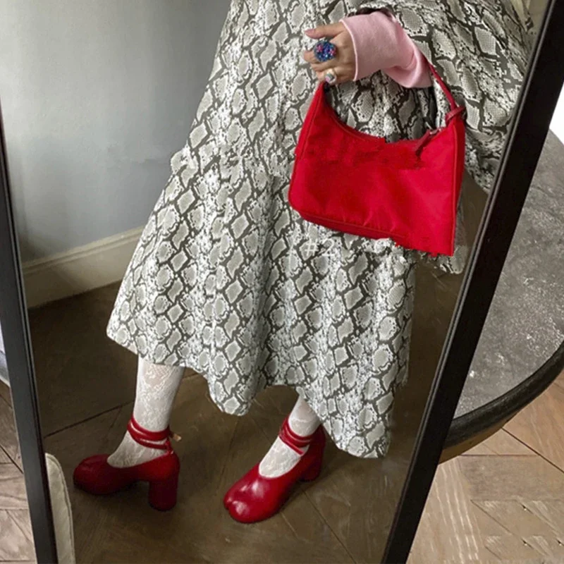 Zapatos de tacón alto de cuero - Vintage Fashion Female reseña y precio